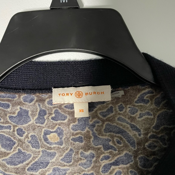 Tory Burch Sierra Leopard Cardigan Size XS - Picture 4 of 5